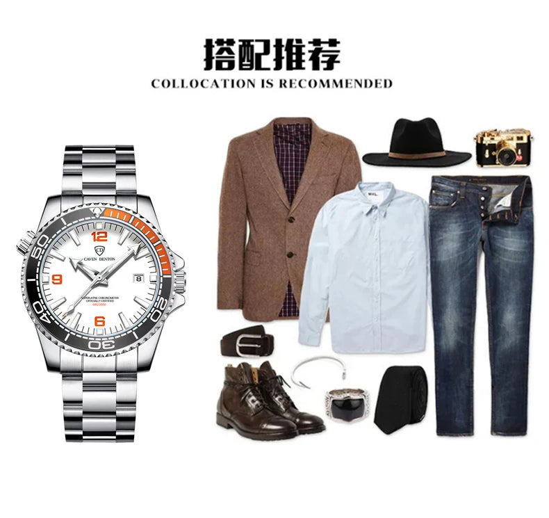 2025 New Top Brand Design Men's Watches Luxury Fashion Multifunctional Dial Quartz Watches Steel Strap Waterproof Men's Watches