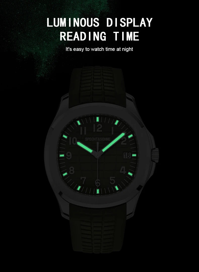 2025 New Arrival Mens Watches Top Brand Luxury Automatic Mechanical Watches Rubber Strap Stainless Steel Watch Relogio Masculino