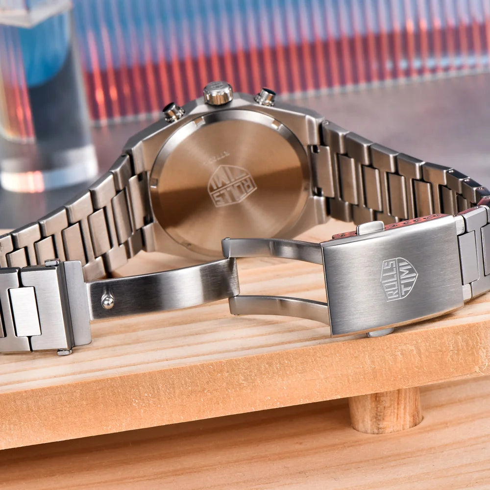 2025 New Engineer Design Rollstimi Chronograph Men's Watch Top Luxury Quartz Watch For Men 316l Stainless Steel Waterproof Watch