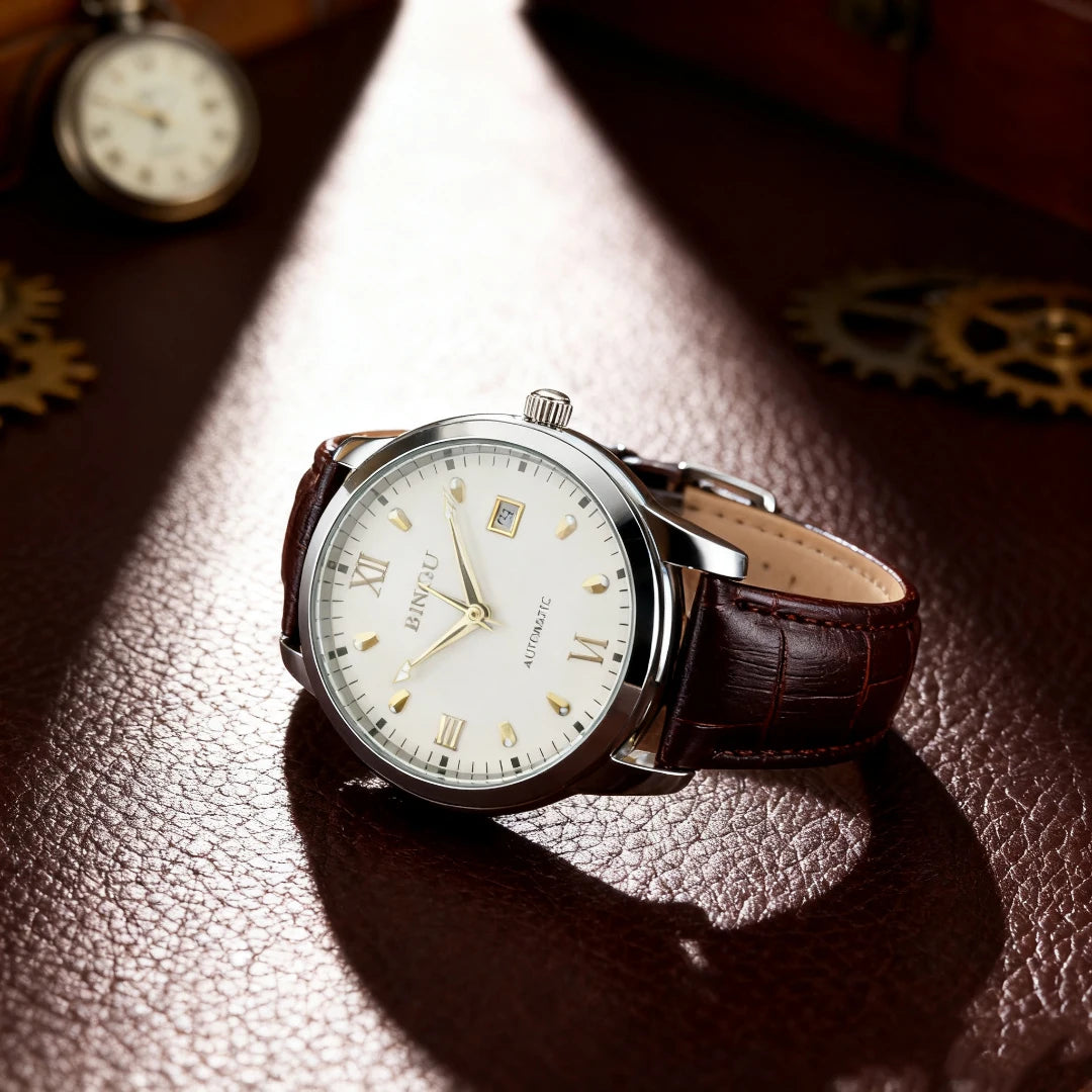 Luxury watches, automatic mechanical watches, premium feel, calendar, design sense, business style, perfect gift