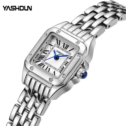 2025 Elegant Fashion Women's Watches Luxury Brand Original Quartz Watch for Ladies Waterproof Stainless Steel Luminous Date