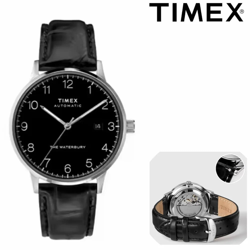 TIMEX Luxury Automatic Watch Automatic Mechanical Watch Male American Stainless Steel Scratch Proof Waterproof Diving Watch