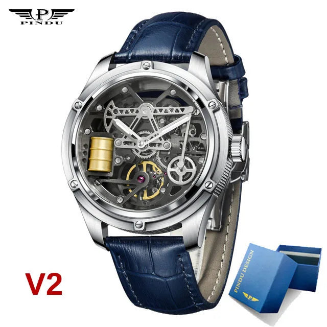 2023 Relogios Masculinos  Pindu Design Mens WatchesSapphire glass Top Brand Machine Watch Men Business Clock Men Miyota 8215+Box