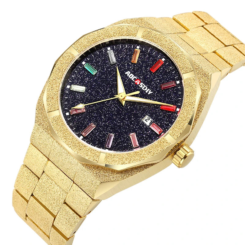 Luxury Business Men Watches Quartz Wristwatches Auto Date Male Clock with Luminous Hands Relogio Masculino
