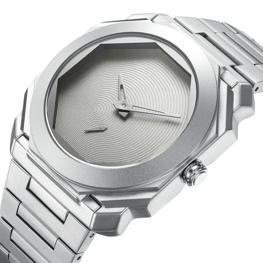 New Watches for Men Luxury Stainless Steel Unique Octagonal Dial Waterproof Quartz Wristwatches Relogio Masculino Drop Shipping