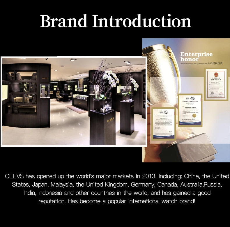 OLEVS 6654 Luxury Mens Watch Chronograph Automatic Mechanical Wristwatch Waterproof Luminous Top Brand Watch for Man Date Sport