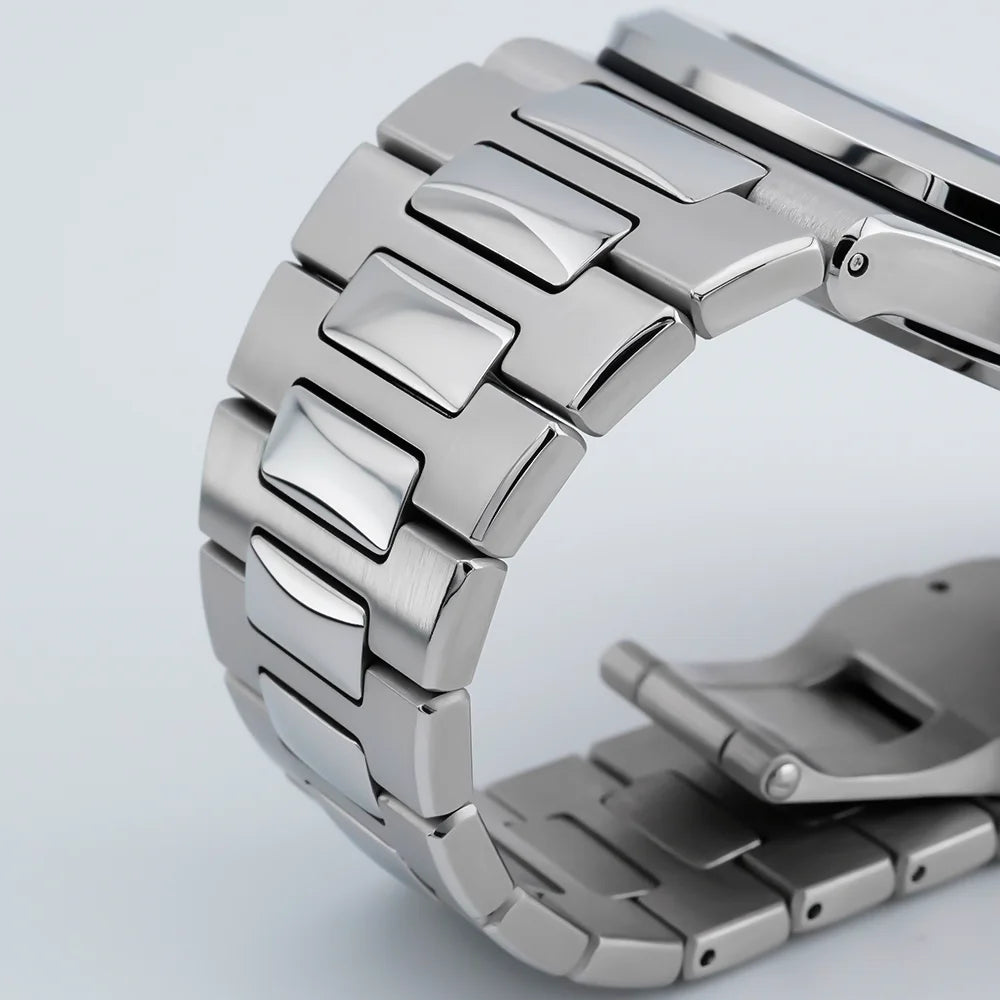 ROKATIE 2024 Luxury 9015 Japanese Movement Stainless Steel Watch 38mm Case Luminous Feature Day 50m Waterproof Watches for men