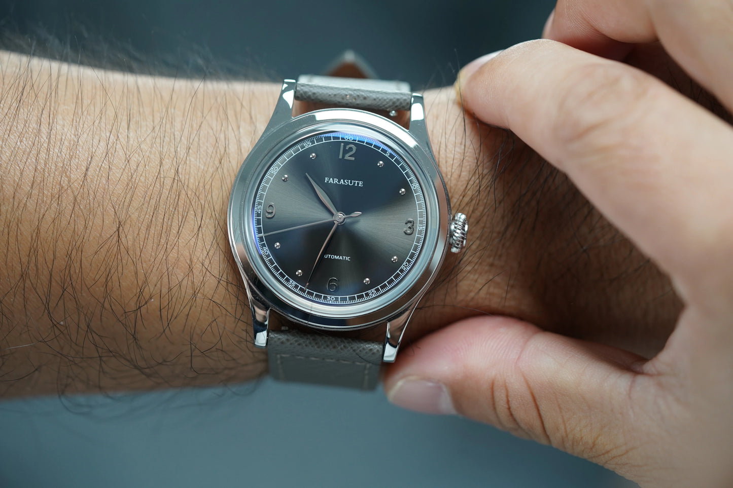 FARASUTE New Retro Japan 821A Automatic Mechanical Movement Wristwatch For Men Simple 5Bar Waterproof Watch Men reloj hombre
