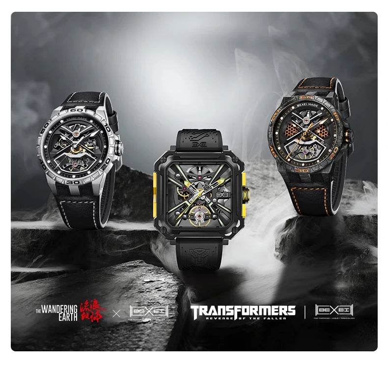 BEXEI 2025 Perpetual Calendar Automatic Watch Waterproof Mens Watches Top Brand Luxury Tourbillon Mechanical Watches for Man