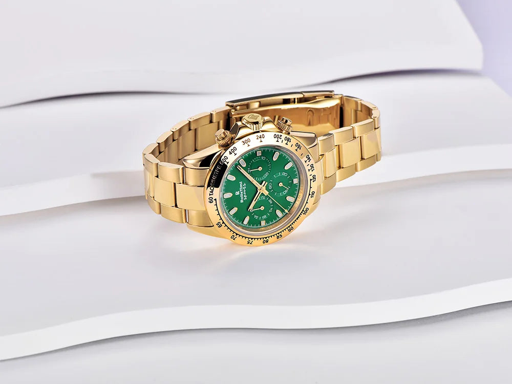 2025 new men's watch mechanical watch for Man RollsTimi top brand fashion automatic watch ceramic bezel stainless steel gift box