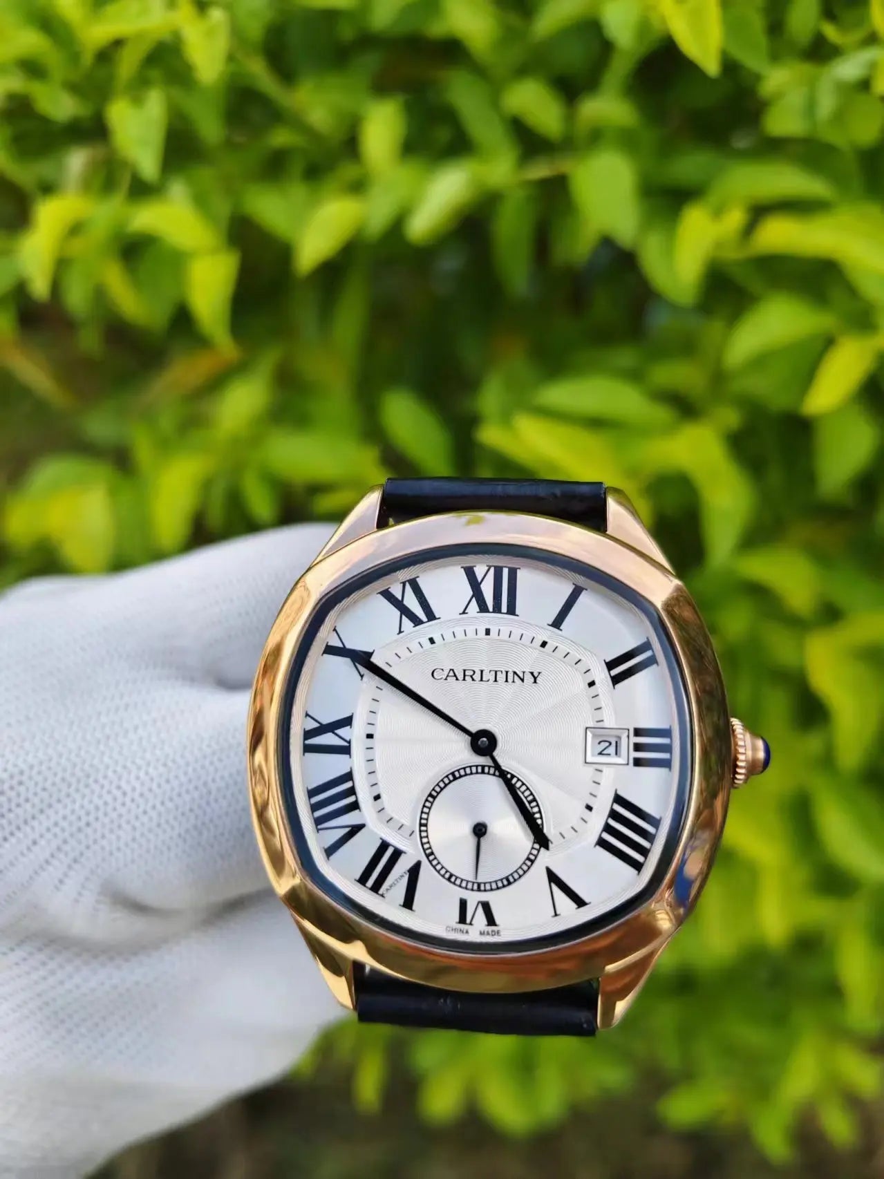 Luxury Watch Automatic Top Brand Men Mechanical Wristwatches CARLTINY Fashion Watches Homage Clocks New 2023 Relojes Para Hombre