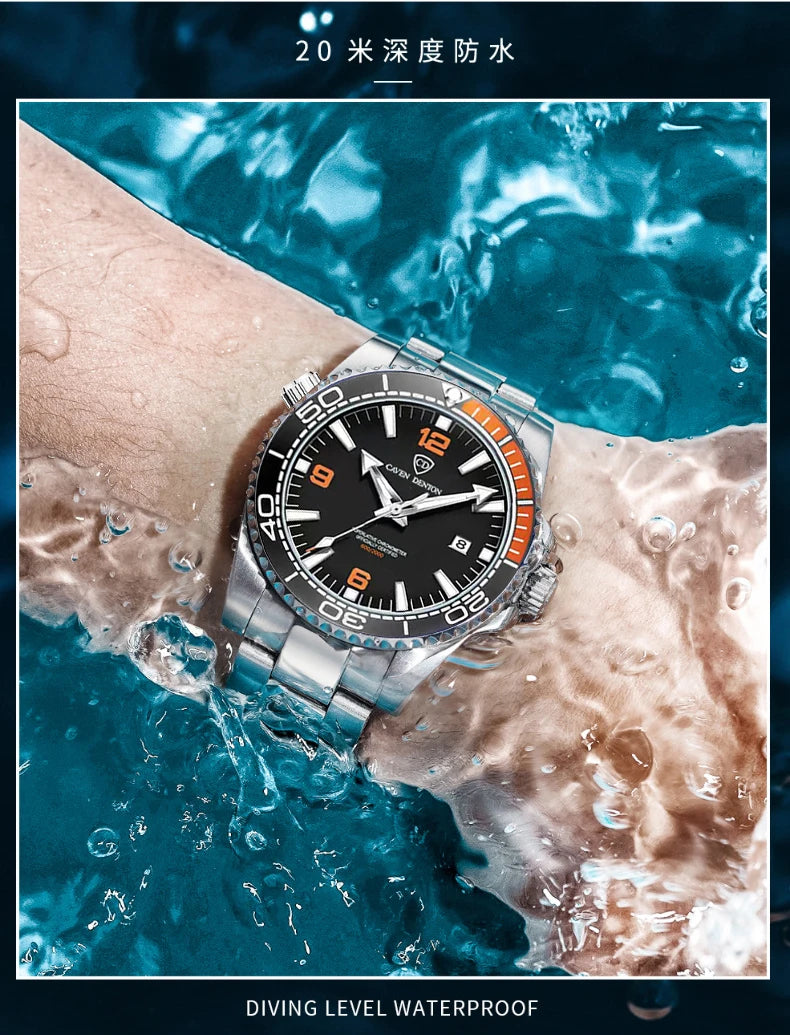 2025 New Top Brand Design Men's Watches Luxury Fashion Multifunctional Dial Quartz Watches Steel Strap Waterproof Men's Watches