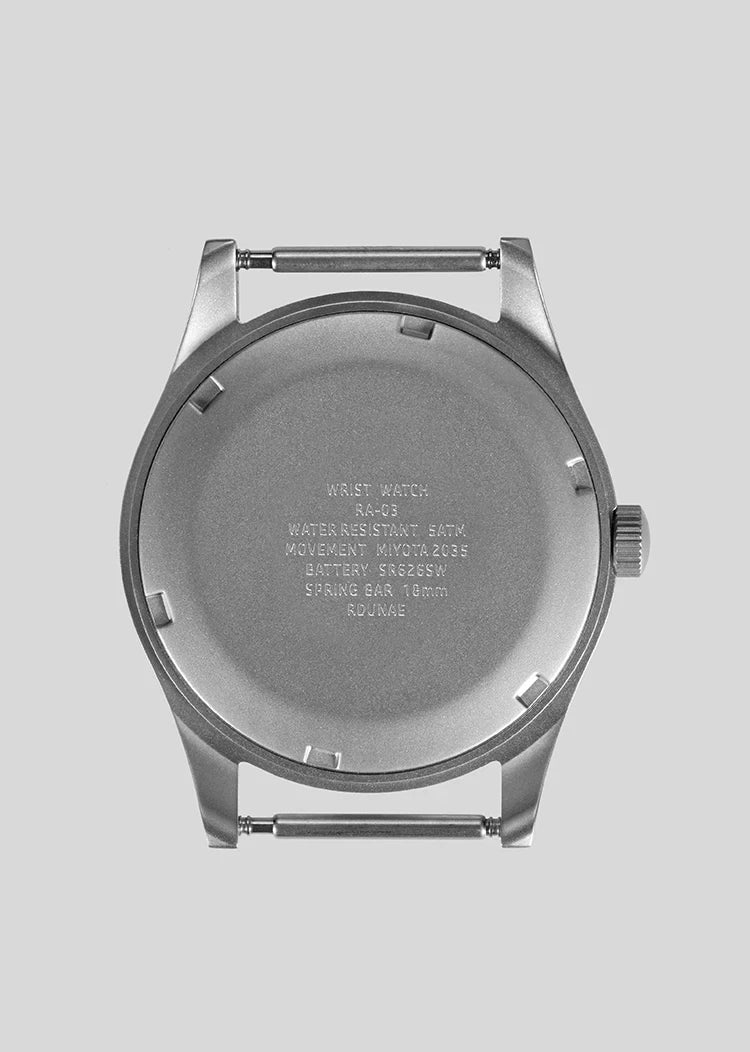 RDUNAE 2024New RA03 Vintage Quartz Watch Personalization man miyota super 2035 waterproof luminous reloj hombre watches for men