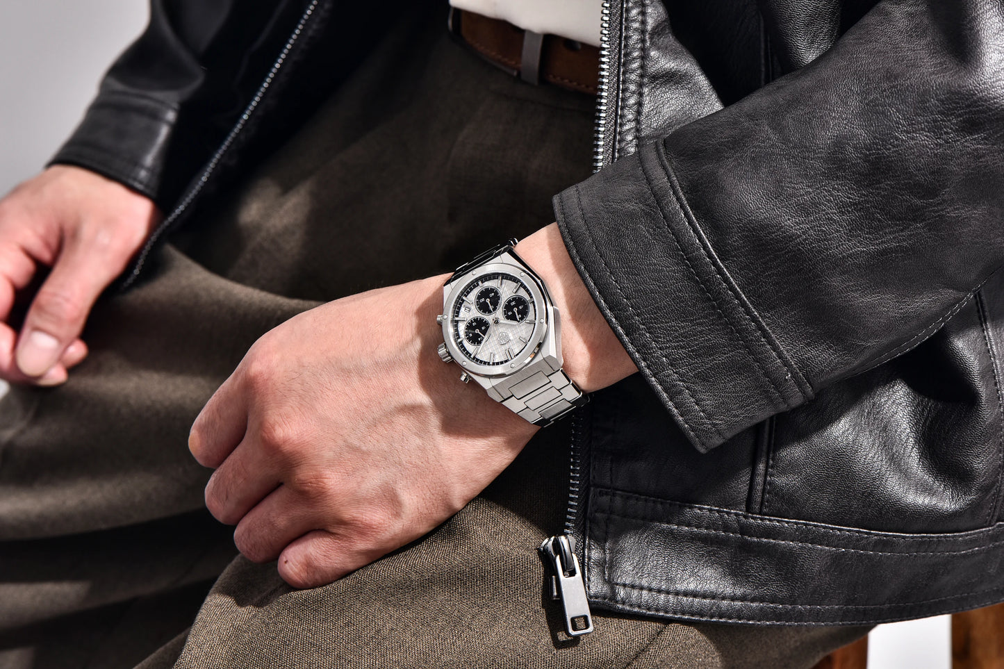 2025 New Engineer Design Rollstimi Chronograph Men's Watch Top Luxury Quartz Watch For Men 316l Stainless Steel Waterproof Watch