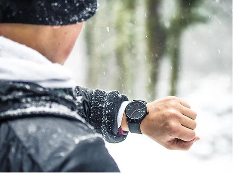 Relogio Masculino Men's Watches Fashion Simple Quartz Watches for Man Casual Sports Leather Male Quartz Clock relojes hombre