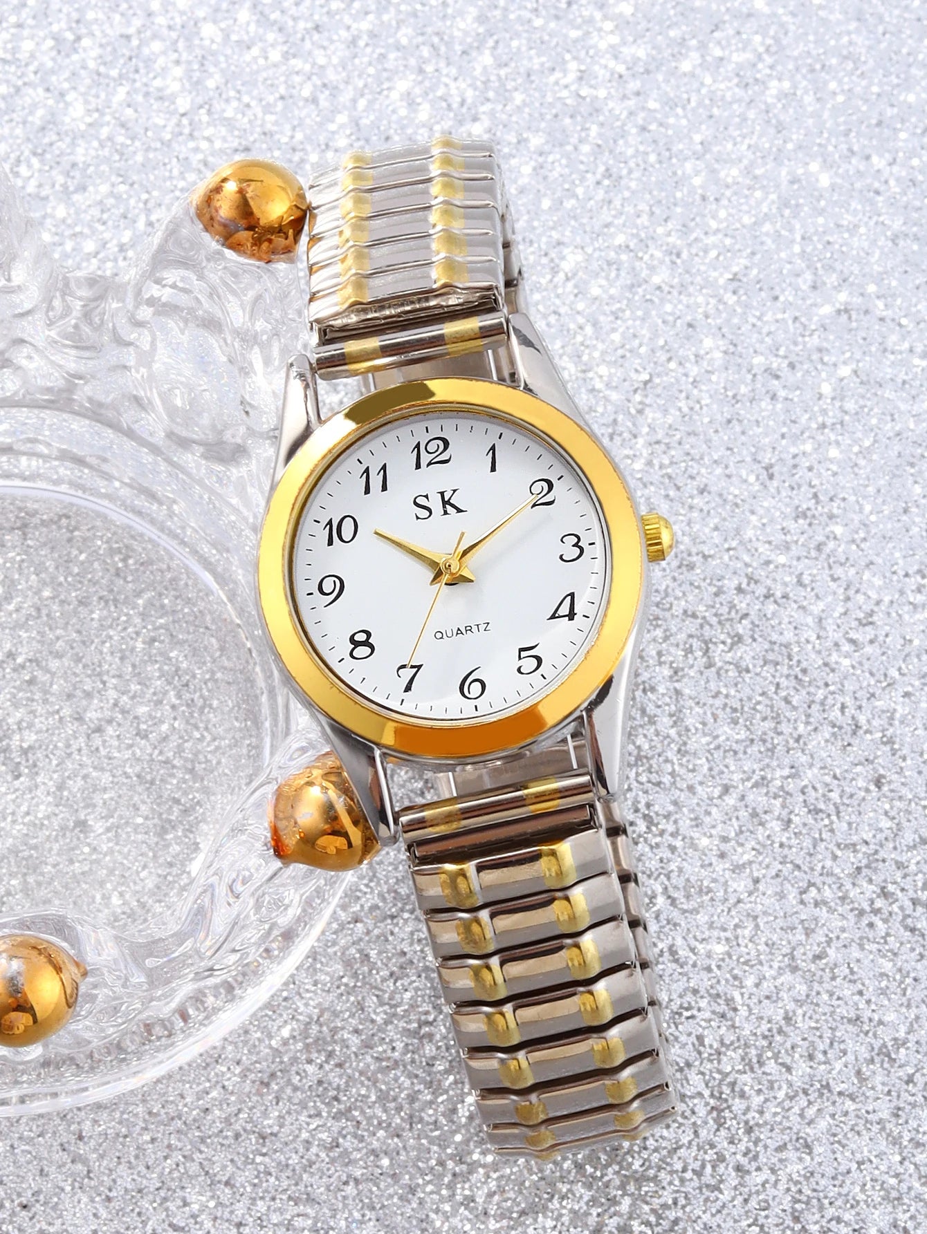 Elegant retro elastic quartz watches Classic Business fashion analog watches a gift for loved ones