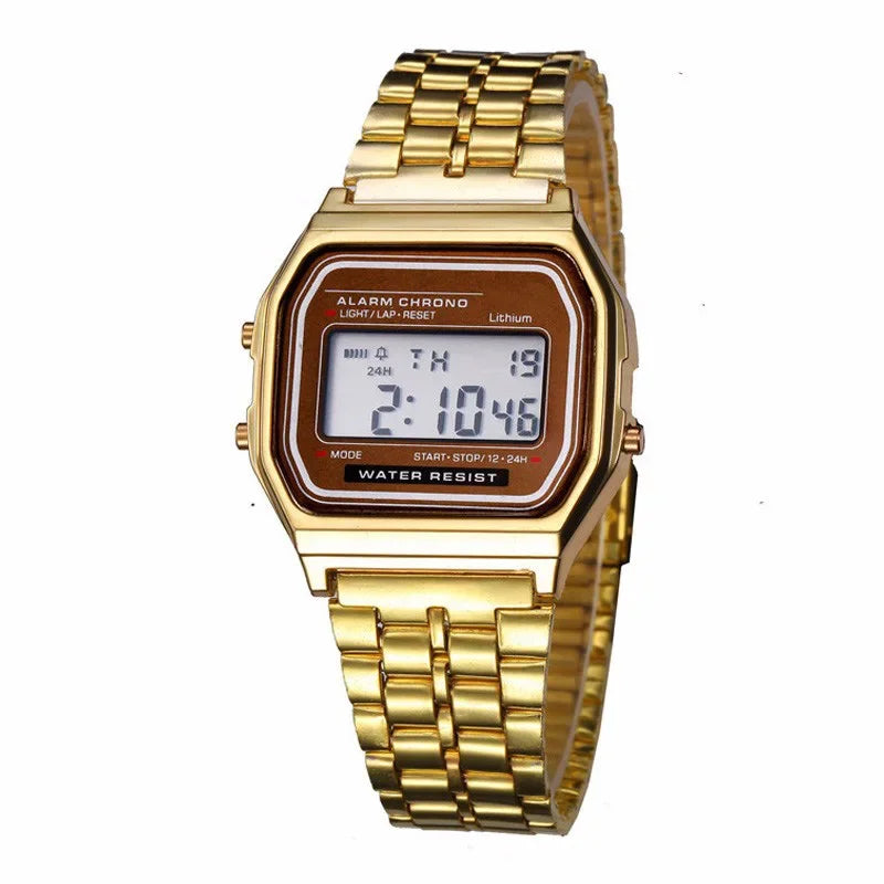 2025 Digital Watches for Men Sports Waterproof Bracelet Clock Gold Electronice LED Wristwatch Women Casucal Montre Homme Relogio
