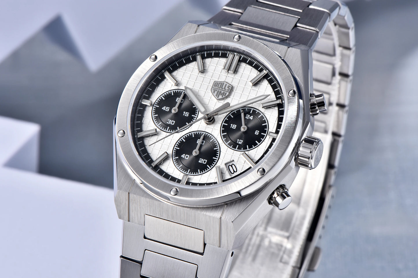 2025 New Engineer Design Rollstimi Chronograph Men's Watch Top Luxury Quartz Watch For Men 316l Stainless Steel Waterproof Watch