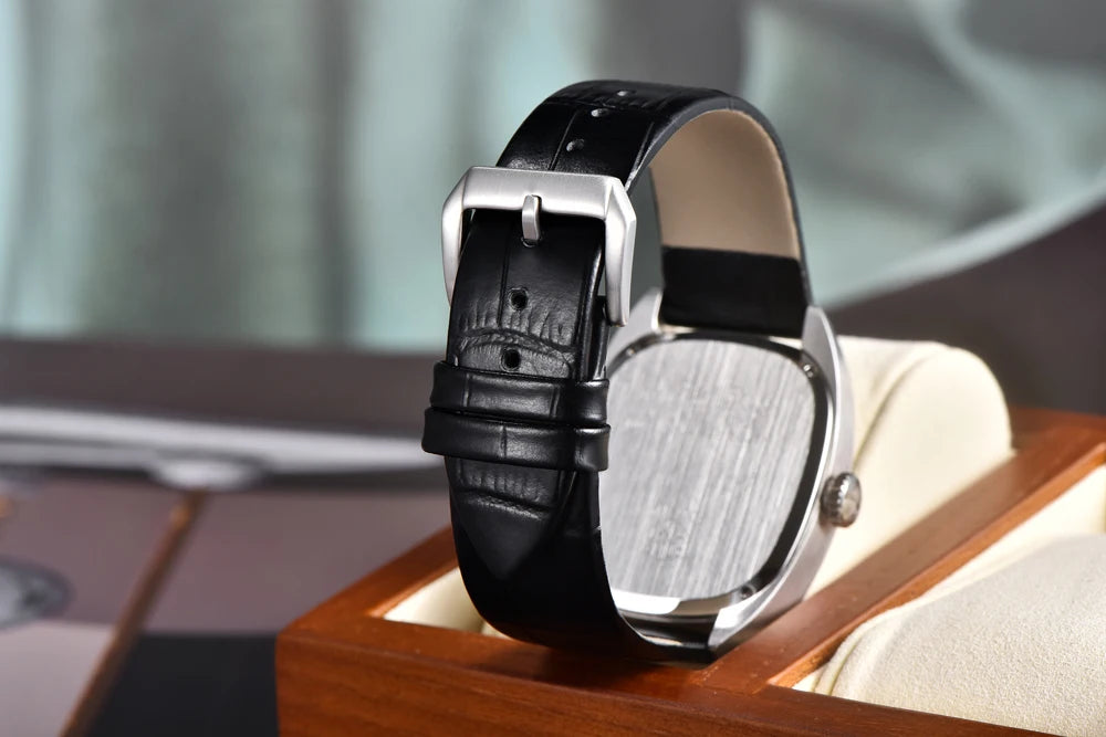 RollsTime 2026 New Mens Watches Top Brand Luxury Man Quartz Watch For Men Waterproof Sports VH31 Wristwatches Leather Clock Gift