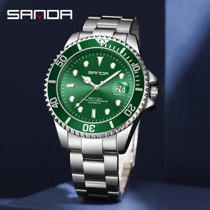 New Luxury Brand Automatic Watches Round Design Waterproof Watch For Men Sport Stylish Mechanical Wristwatches Relogio Masculino