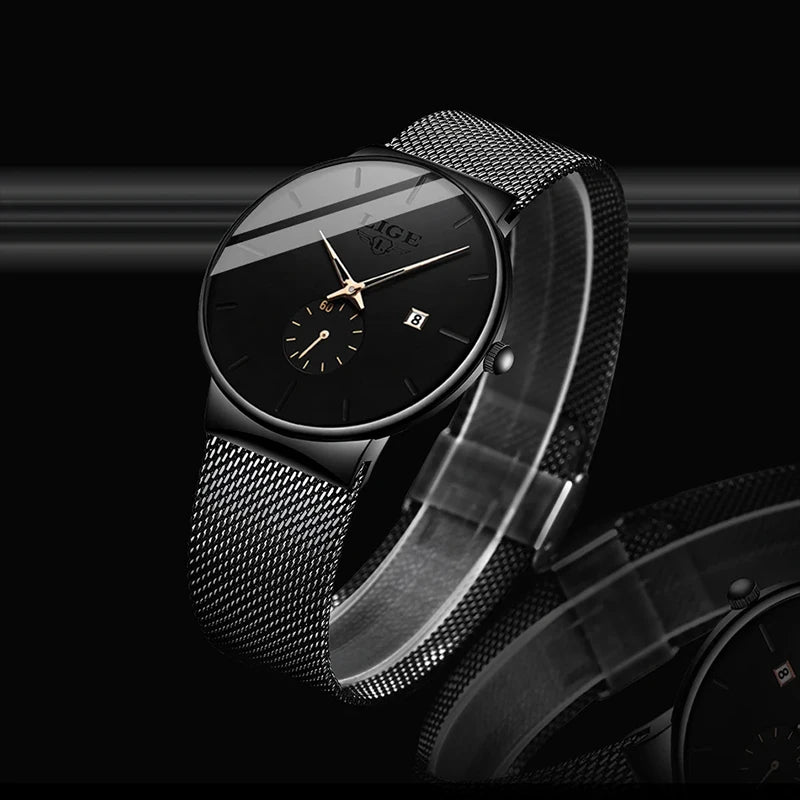 Man Ultra Thin Watches New Men's Watch Luxury Brand Gifts Male Clock Business Quartz Wristwatch Watch For Men Relogio Masculino