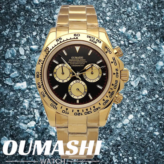 Luxury men's watch New Chronograph Equation Racing Men Automatic Mechanical Watch Waterproof 10ATM Sapphire 4801 4130 Movement