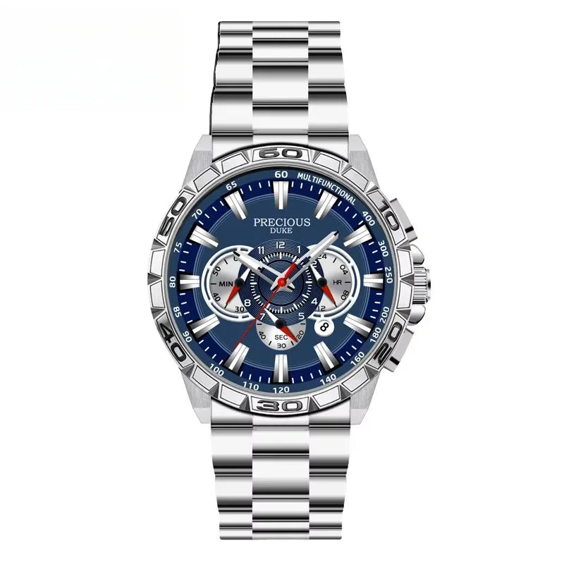 Relogio Masculino Top Business Men's watch Luxury Brand Stainless Steel Wrist Watch Chronograph Army Military Quartz Watches