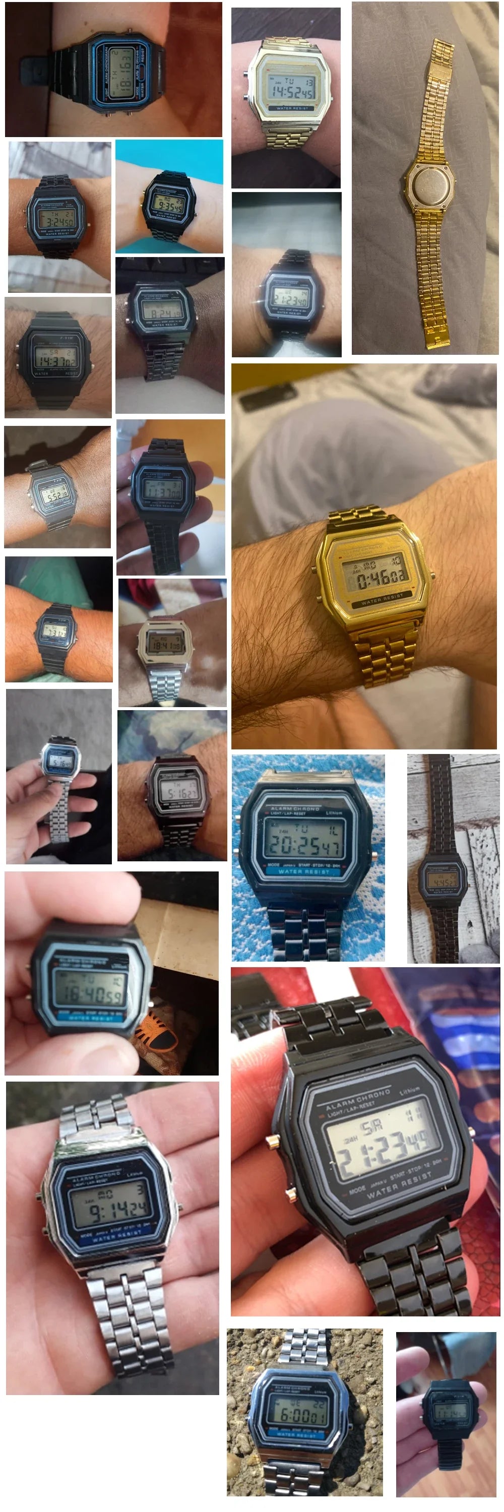 2025 Digital Watches for Men Sports Waterproof Bracelet Clock Gold Electronice LED Wristwatch Women Casucal Montre Homme Relogio