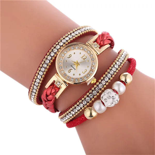 Relogio Bracelet Watches Women Wrap Around Fashion Bracelet Fashion Dress Ladies Womans Wrist Watches for Women Watch 2021