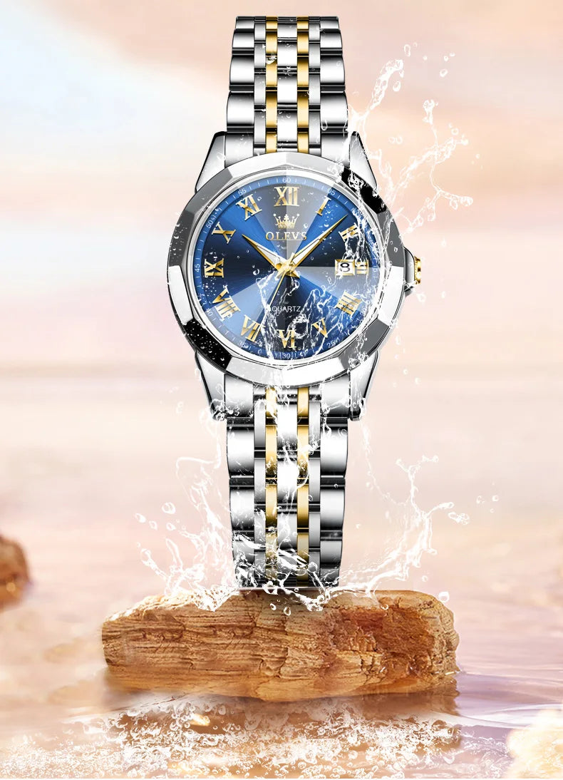 OLEVS Top Brand Original Watch for Women Best Selling Fashion Lady Wrist Watch New Waterproof Luminous Luxury Women Quartz Watch