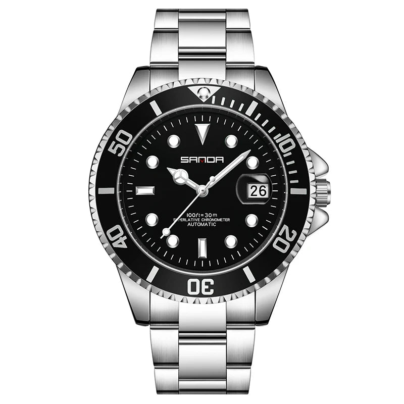 New Luxury Brand Automatic Watches Round Design Waterproof Watch For Men Sport Stylish Mechanical Wristwatches Relogio Masculino