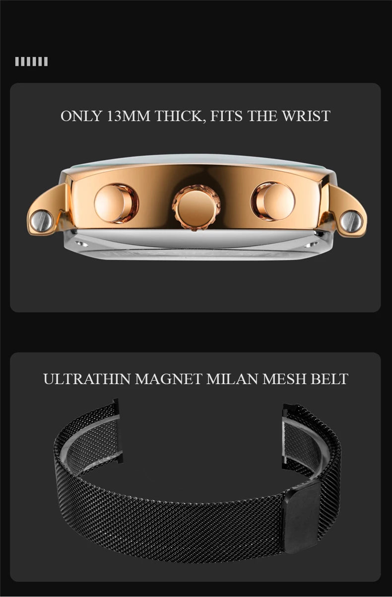 SKROX Square Tourbillon Automatic Movement Man Watch Mechanical Male Wristwatches Original Brand High-End Luxury Clockwork reloj