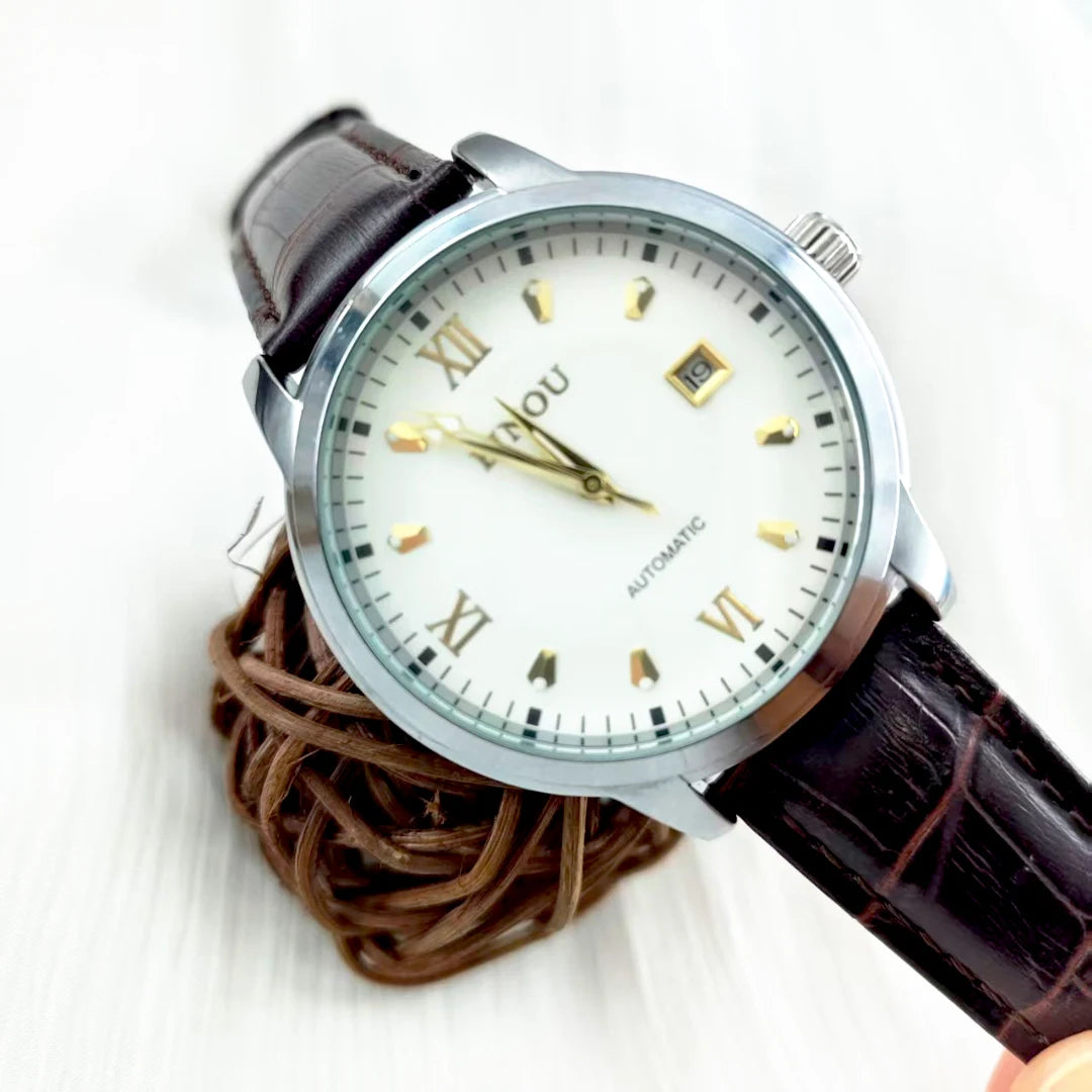 Luxury watches, automatic mechanical watches, premium feel, calendar, design sense, business style, perfect gift