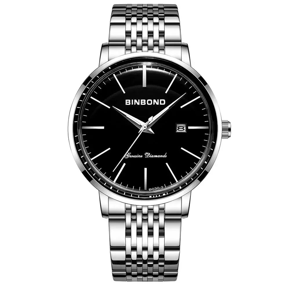 Luxury Square Sport Man Wristwatch Waterproof Luminous Chronograph Quartz Men's Watches Stainless Steel Men Watch Reloj