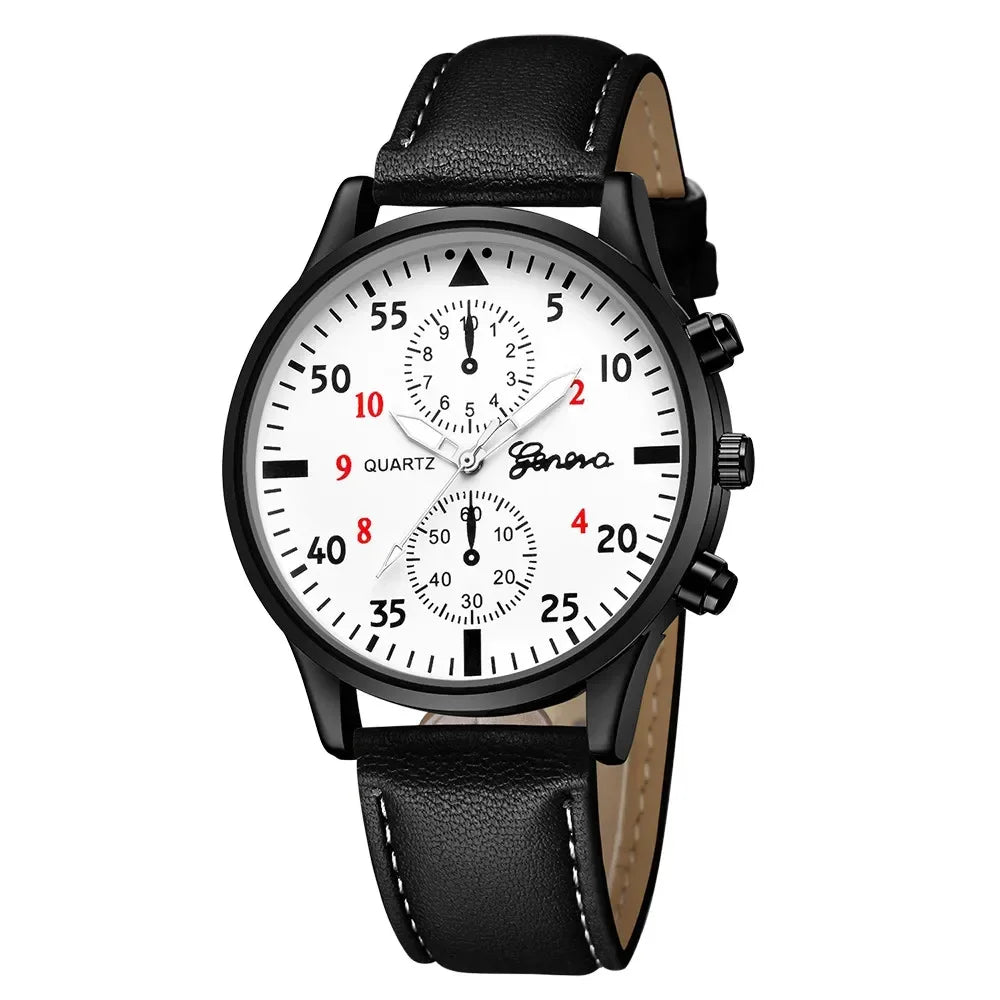 Luxury Men's Watch Fashion Watch For Men Watch Sport Watches Leather Casual Wristwatch Reloj Hombre erkek kol saati
