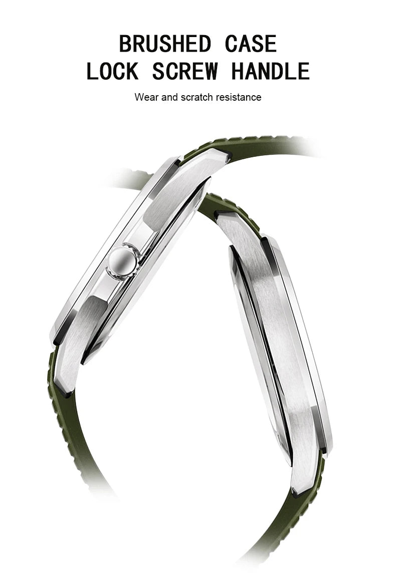 2025 New Men's Watches Automatic Mechanical Watch Luxury Brand Specht&Sohne Sport Watch For Men Rubber Strap Relogio Masculino