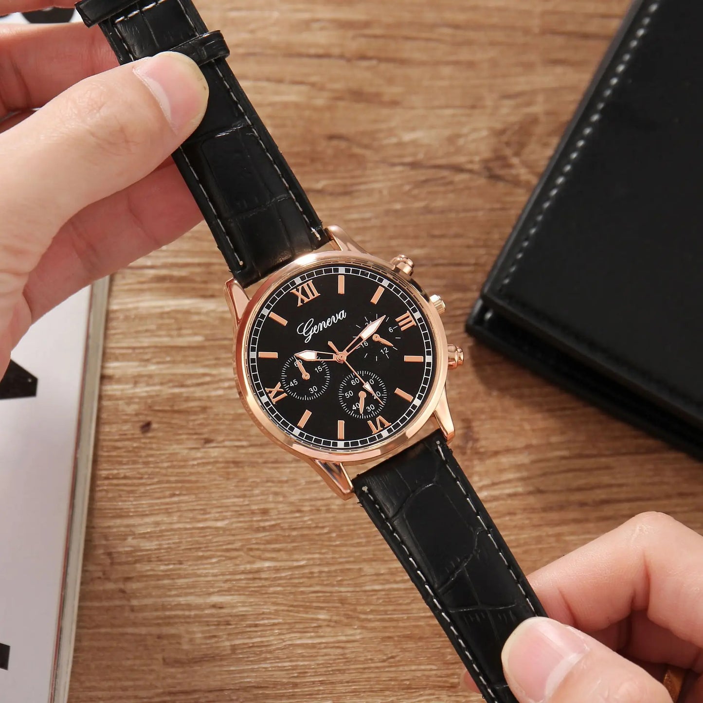 New Mens Watches Luxury Male Clock Fashion Sport Quartz Wristwatch for Man Casual Leather Belt Male Clock Relogio Masculino