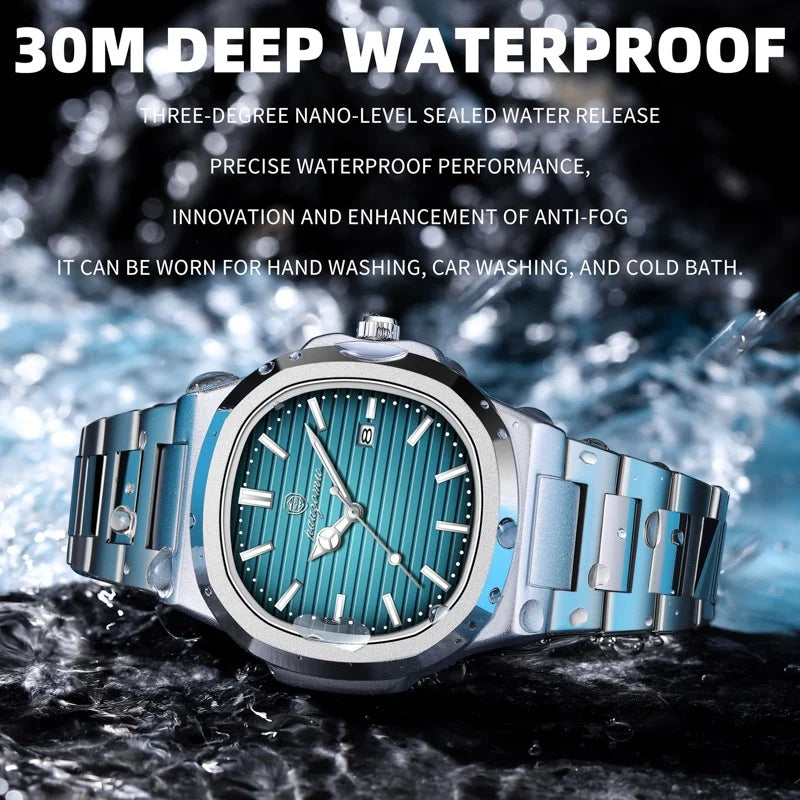 2025 Top Brand Luxury Fashion Diver Watch Men 30ATM Waterproof Date Clock Sport Watches Mens Quartz Wristwatch Relogio Masculino