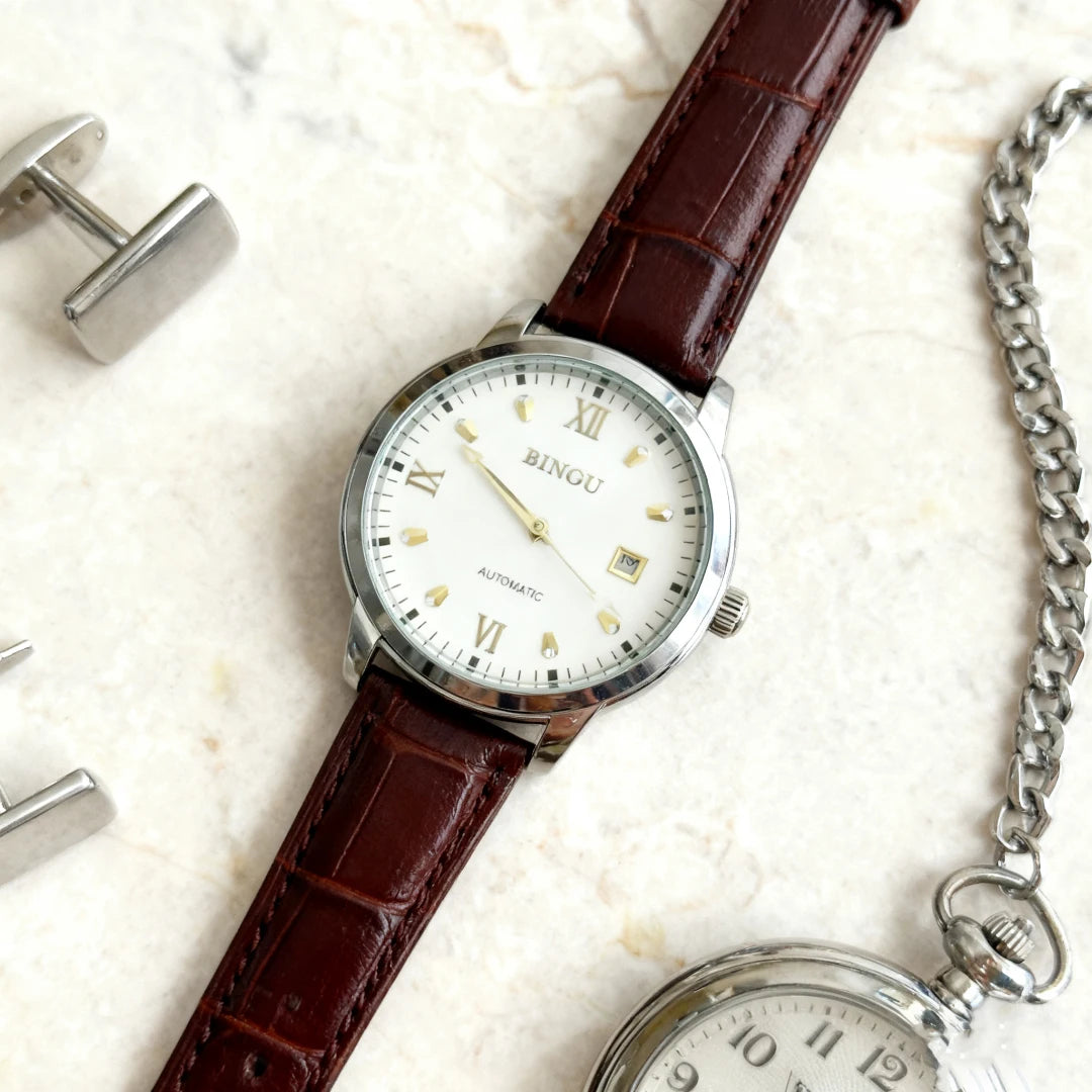 Luxury watches, automatic mechanical watches, premium feel, calendar, design sense, business style, perfect gift