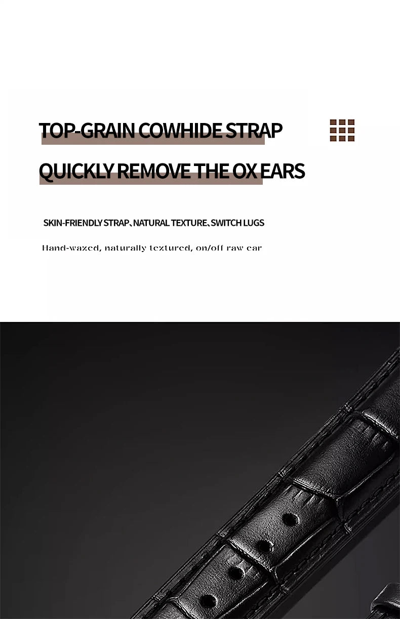 BEXEI 2025 Perpetual Calendar Automatic Watch Waterproof Mens Watches Top Brand Luxury Tourbillon Mechanical Watches for Man