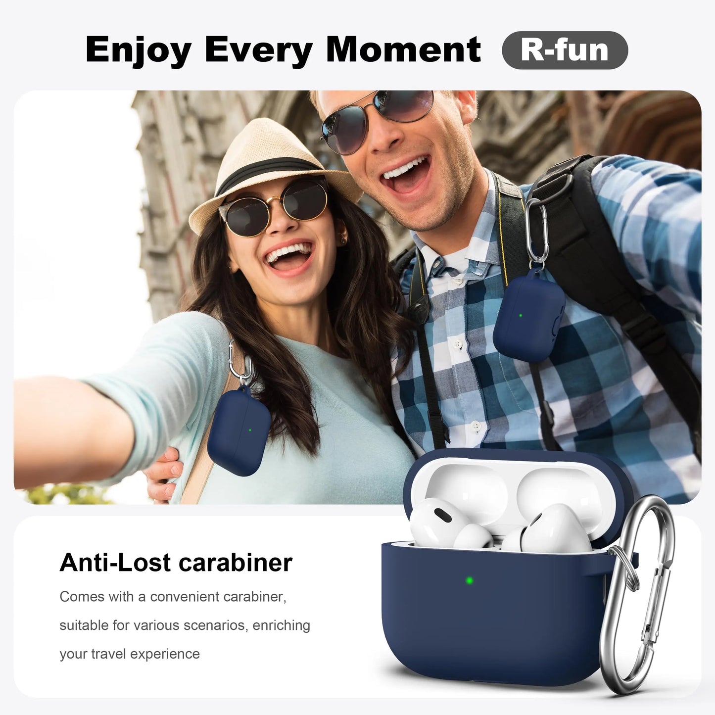 for AirPods Pro 3rd Generation Case Cover Earphone Accessories Soft Silicone Case with Keychain & Cleaning Kit for AirPods Pro 3