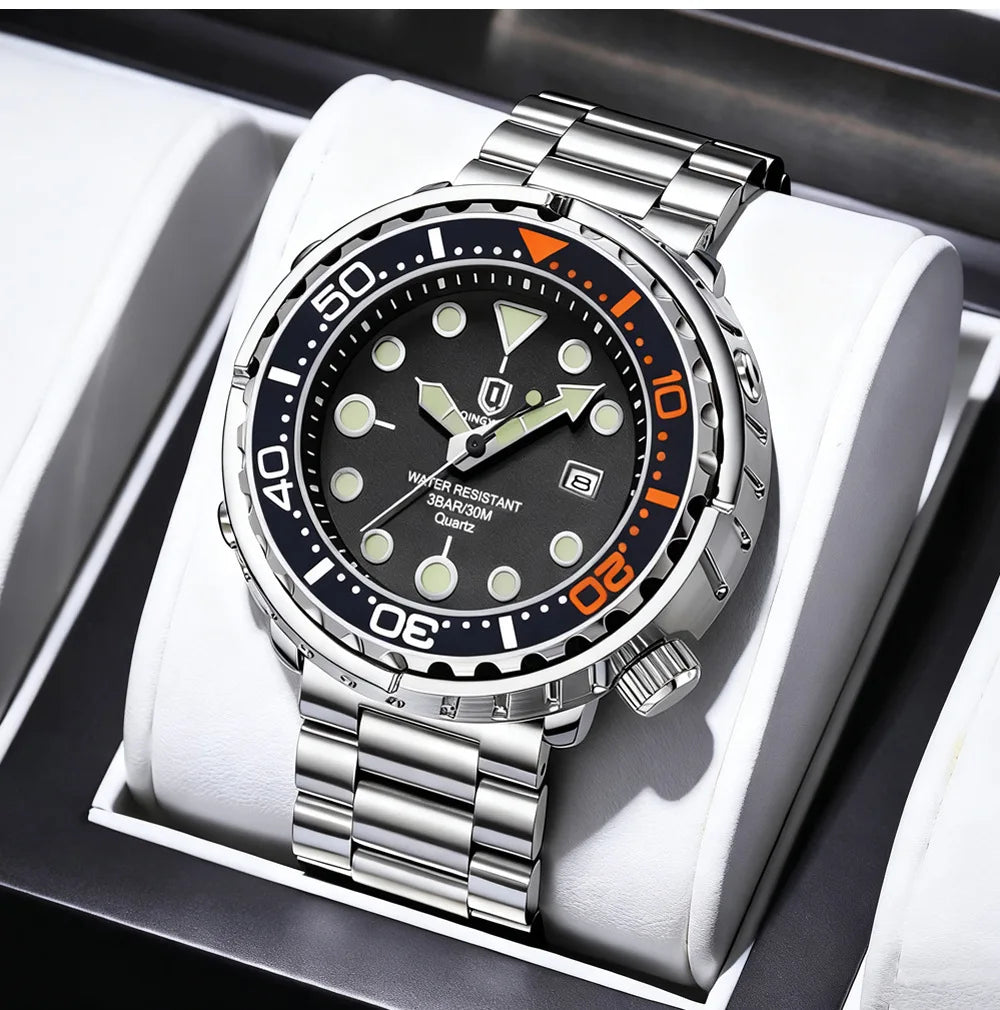 #New Fashion Watch Men Top Brand Luxury Waterproof Luminous Date Clock Sport Watches Mens Quartz Wristwatch Relogio Masculino