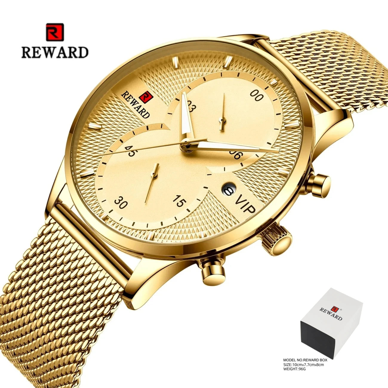 REWARD 82001M Relogios Masculino Business Quartz Fashion Men's Watch Steel Strip Watch Luxury Calendar Watches for Men Часы