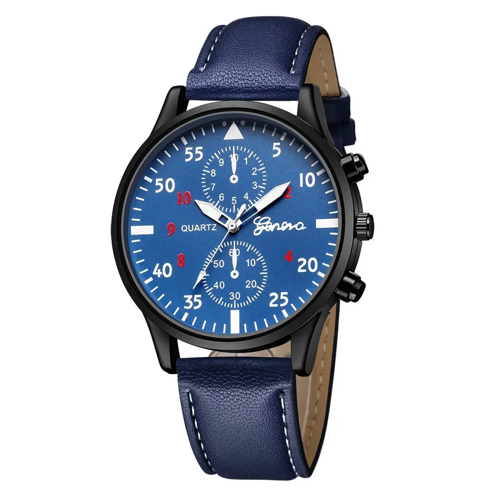 Luxury Men's Watch Fashion Watch For Men Watch Sport Watches Leather Casual Wristwatch Reloj Hombre erkek kol saati