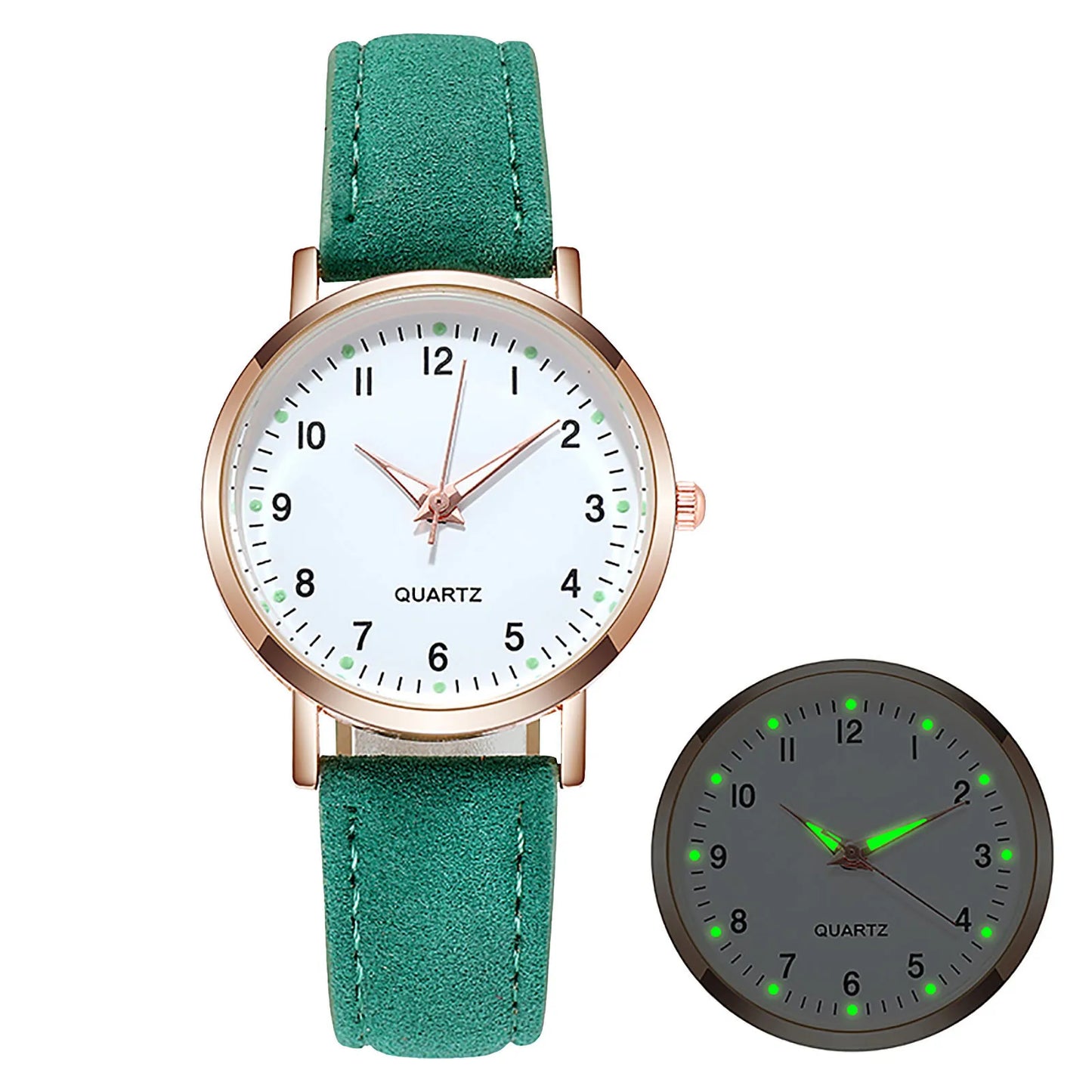 Reloj Mujer Fashion Watch For Women Leather Belt Watches Ladies Luxury Analog Quartz Luminous Wristwatch Clock Relogio Feminino