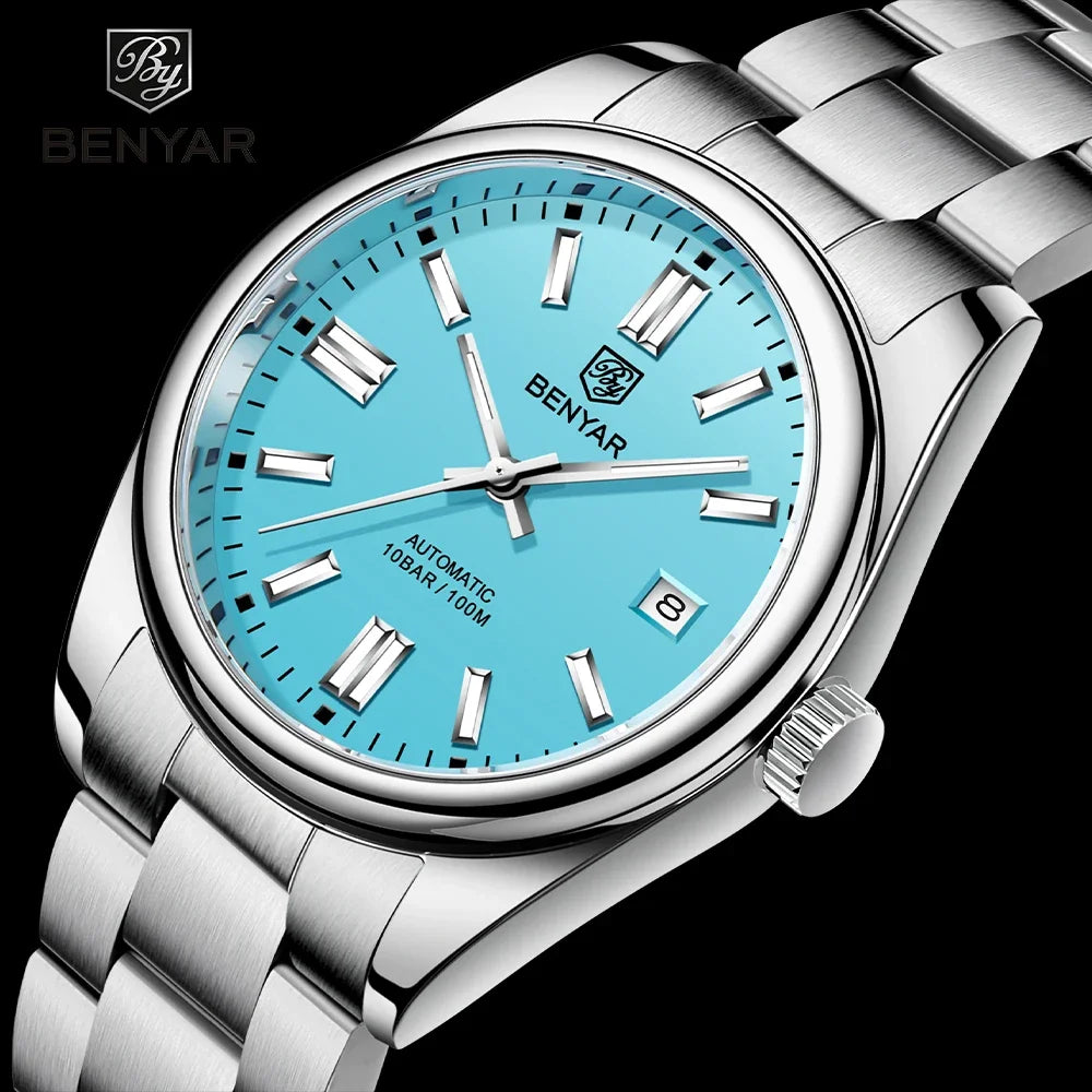 Relojes Hombre 2025 BENYAR New Watches Men Luxury Brand Chronograph Male Sport Watches Waterproof Stainless Steel Quartz Watch