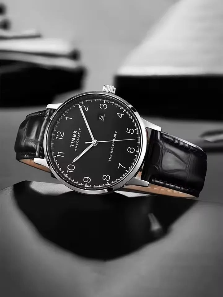 TIMEX Luxury Automatic Watch Automatic Mechanical Watch Male American Stainless Steel Scratch Proof Waterproof Diving Watch