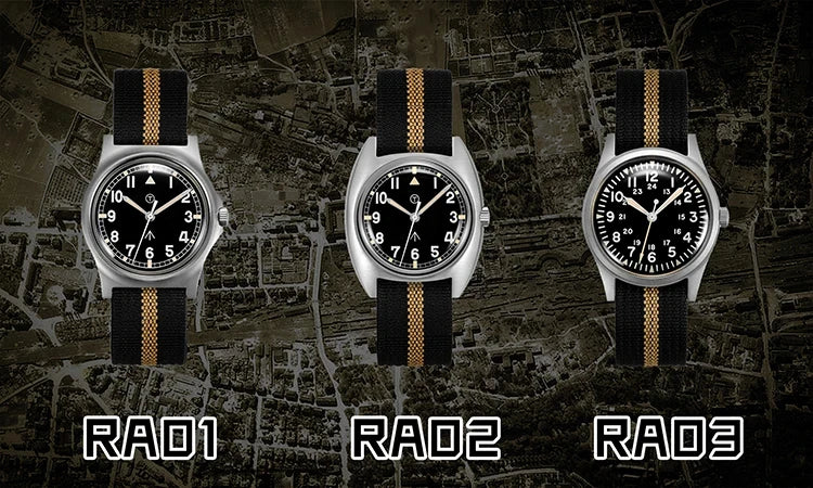 RDUNAE 2024New RA03 Vintage Quartz Watch Personalization man miyota super 2035 waterproof luminous reloj hombre watches for men