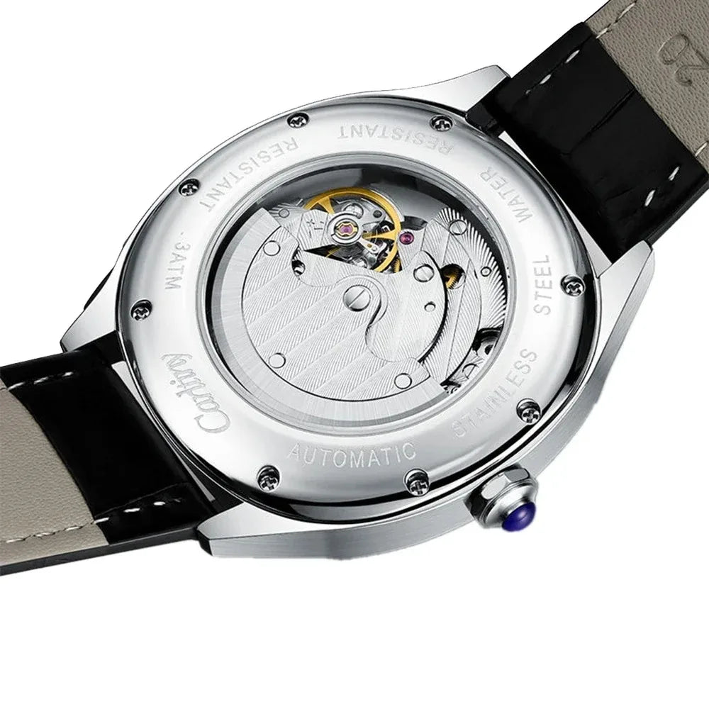 Luxury Watch Automatic Top Brand Men Mechanical Wristwatches CARLTINY Fashion Watches Homage Clocks New 2023 Relojes Para Hombre
