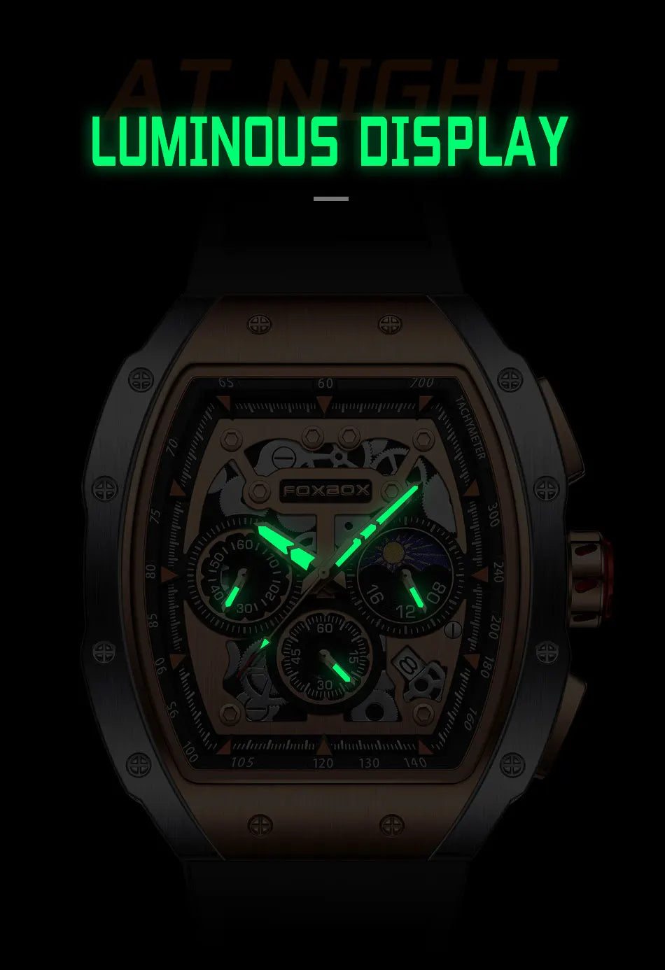 Relogio Masculino LIGE Men Watch Foxbox Brand Luxury Waterproof Quartz Wristwatch For Men Date Sport Silicone Clock Male Watches